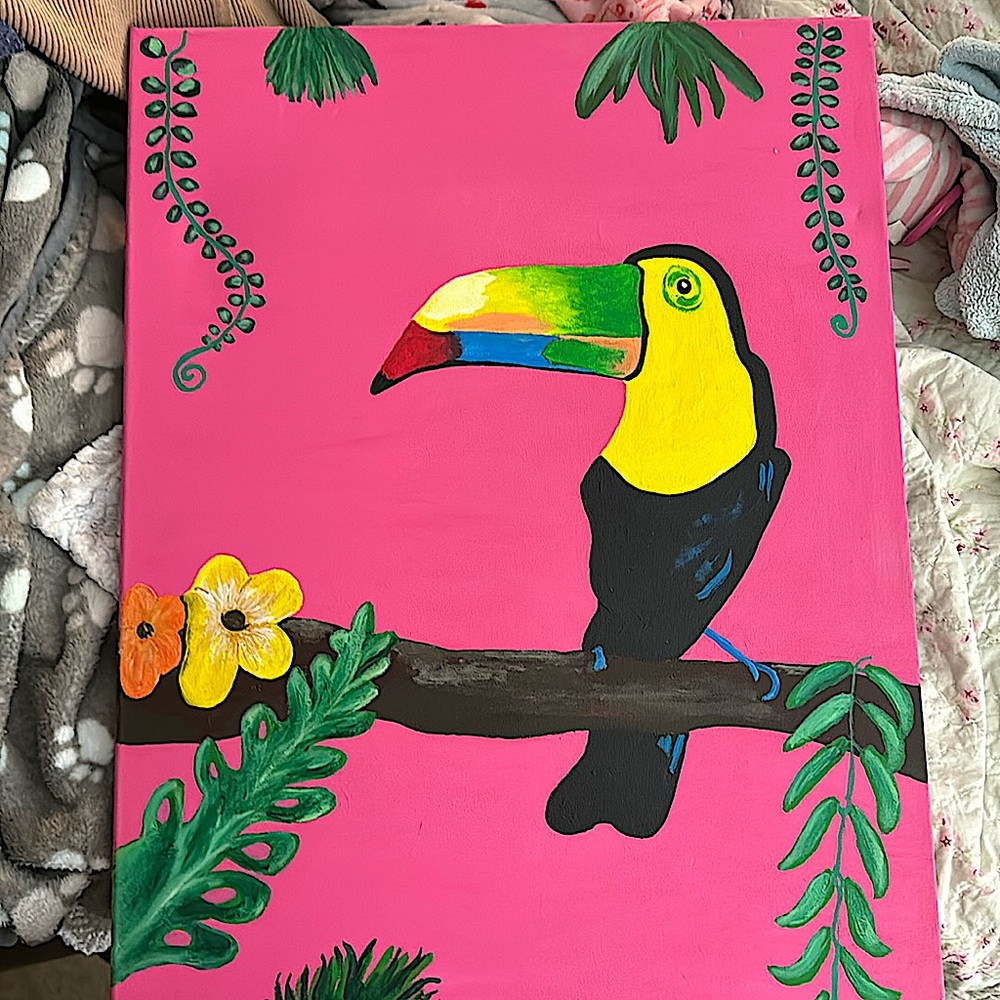 Acrylic painting Handpainted